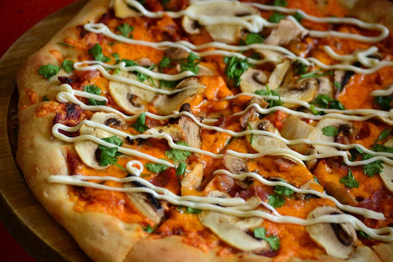 Margherita pizza vegetarian option at Marcos